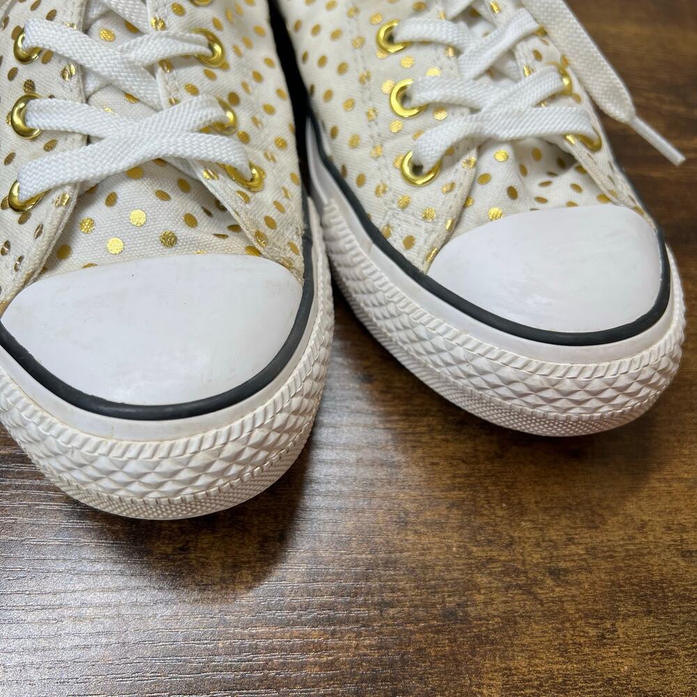 Converse Chuck Taylor All Star Sneakers 8 Mens 10 Womens Metallic Dot Low Top - Picture 5 of 10